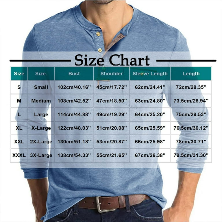 ZCFZJW Men's Muscle Fit Long Sleeve V-Neck Henley Shirts