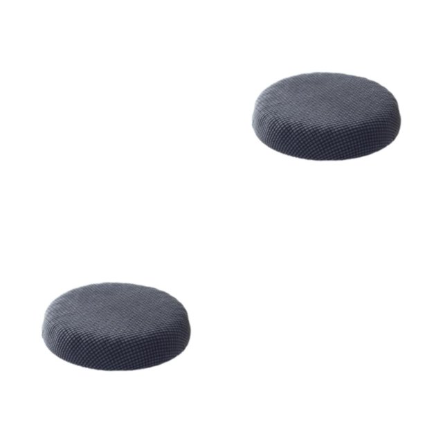 relayinert Coussin Rond Légèrement Imperméable pour Détente Housses de Siège Légèrement Imperméables Gris Foncé 2ensemble