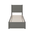 thumbnail image 3 of AFI NoHo Transitional Wood Twin Bed with Matching Footboard in Gray, 3 of 13