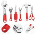 thumbnail image 2 of Ensemble d'Outils de Réparation pour Maison de Poupée Mini en Alliage pour Décoration Couleur Rouge 6 Pcs, 2 of 8