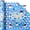 Blue Shark, variant on Cat Birthday Wrapping Paper Roll for Kid's Girl's - Cute Cat, Paw print & Dot on Pink Design Gift Wrap for Birthday, Holiday, Baby Shower - 17 in x 20 ft(Total 28.5sq.ft)