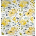 thumbnail image 5 of Spring Summer Tablecloth, Watercolor Bright Yellow Blue Wild Flowers Abstract Botanical Print Table Cover for Party Picnic Dinner Decor 60x84in, 5 of 6