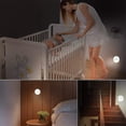 thumbnail image 3 of Luz nocturna con sensor de movimiento para interiores - Bombillas LED que inducen el sueño - Perfectas para baños, armarios, escaleras y más, 3 of 4