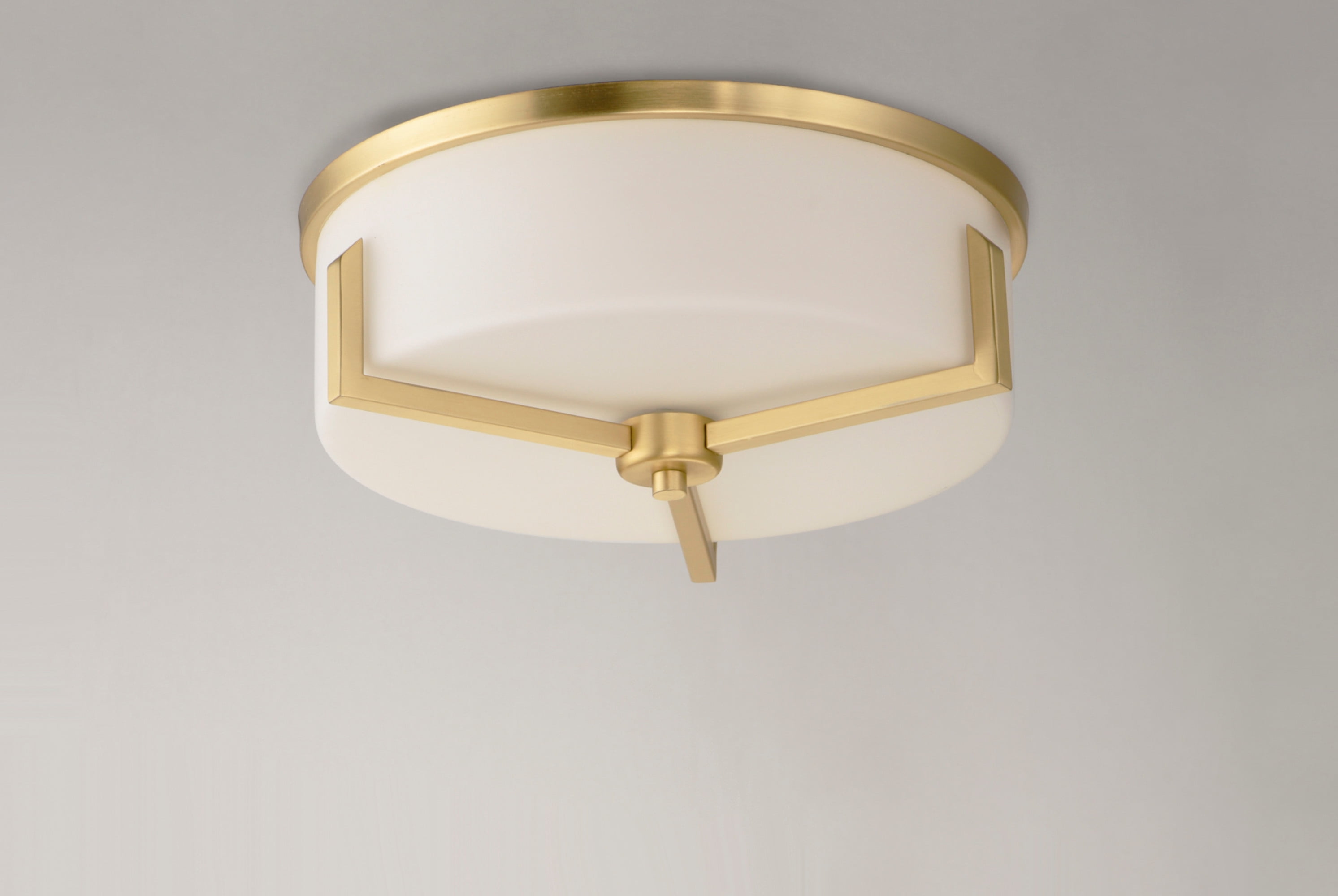 21280SWSN-Maxim Lighting-Dart-Three Light Flush Mount-14 Inches wide by 5.5 inches high-Satin Nickel Finish