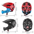 thumbnail image 2 of Adult Bike Helmet, 2 In 1 Helmet with Detachable Chin Guard for Urban  Biking Scooter, 2 of 8
