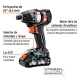 thumbnail image 3 of Destornillador de impacto inalámbrico 1/4' 20V sin carbones Expert ROTI-20A, 3 of 4