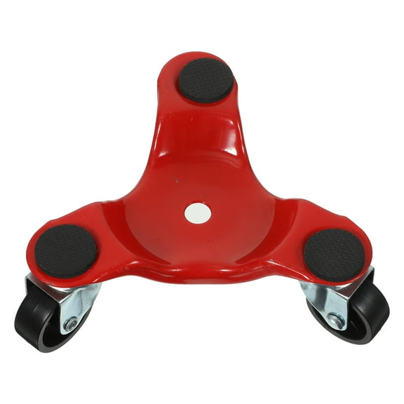 QIFULL Metal Triangle Furniture Dolly with 3 Wheels Non Slip Pads Labor Saving Moving Tool