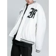 thumbnail image 3 of Niepce Inc Streetwear Fashion Urban Embrodiery Winter Puffy Baseball Jacket (Men's), 3 of 9