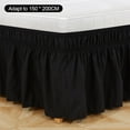 thumbnail image 1 of Bewildely Drop Bed Ajustable Elástico Cama Dust Ruffle Poliéster Colchón Decoración Ropa de cama Suministros Juegos de cama No.03 Bewildely HA004051-03, 1 of 1