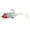 White, variant on Cheers.US 18.5g 10cm Fishing Lure Set Bass with Topwater Floating Double Fish Hook Artificial Hard Bait Fishing Lures Sinking Hard Lure Fishing Tackle Lifelike