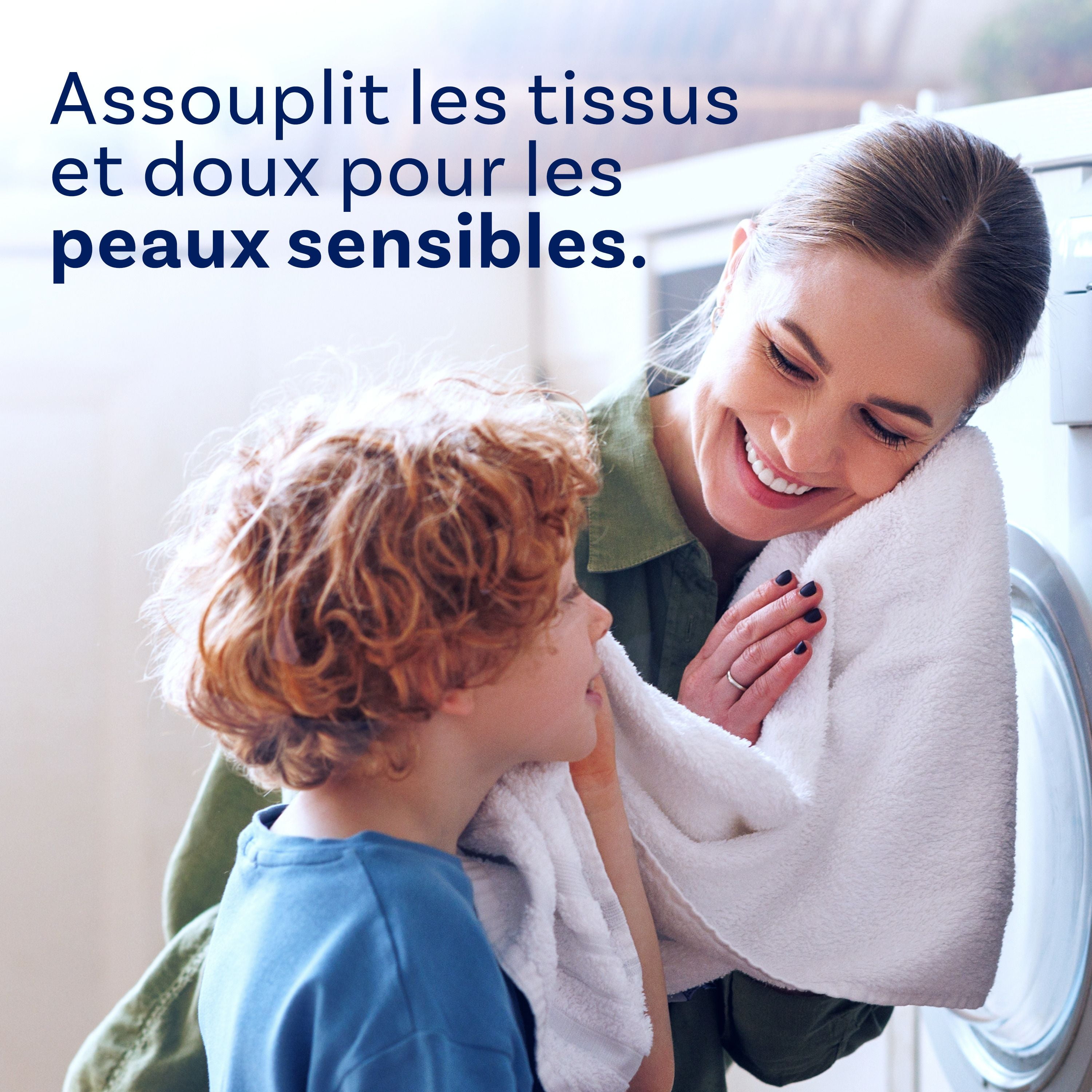 Assouplissant textile liquide pour la lessive (adoucissant textile) Downy Ultra Free & Gentle , hypoallergénique 3,29L
