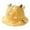 1-Yellow120, variant on Oiyii Toddler Boys Cow‑Spot‑Print Sun Bucket Hat Print Hats Breathable Daily‑Use Party Cap, Blue