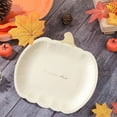 thumbnail image 5 of Fmbmuo Pumpkin Paper Plates, Beige Fall Party Supplies, Disposable Dinner Plates for Holiday Gatherings and Theme Parties, 5 of 5
