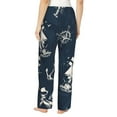thumbnail image 3 of Xecao Vintage Marine Women's Straight Lounge Pajama Pants: The Epitome of Relaxed Sleepwear, 3 of 9