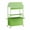 2-Tiers Green, variant on AwayHome Mobile Vendor Cart with Canopy, Rolling Food Display Stand for Events & Markets,Black