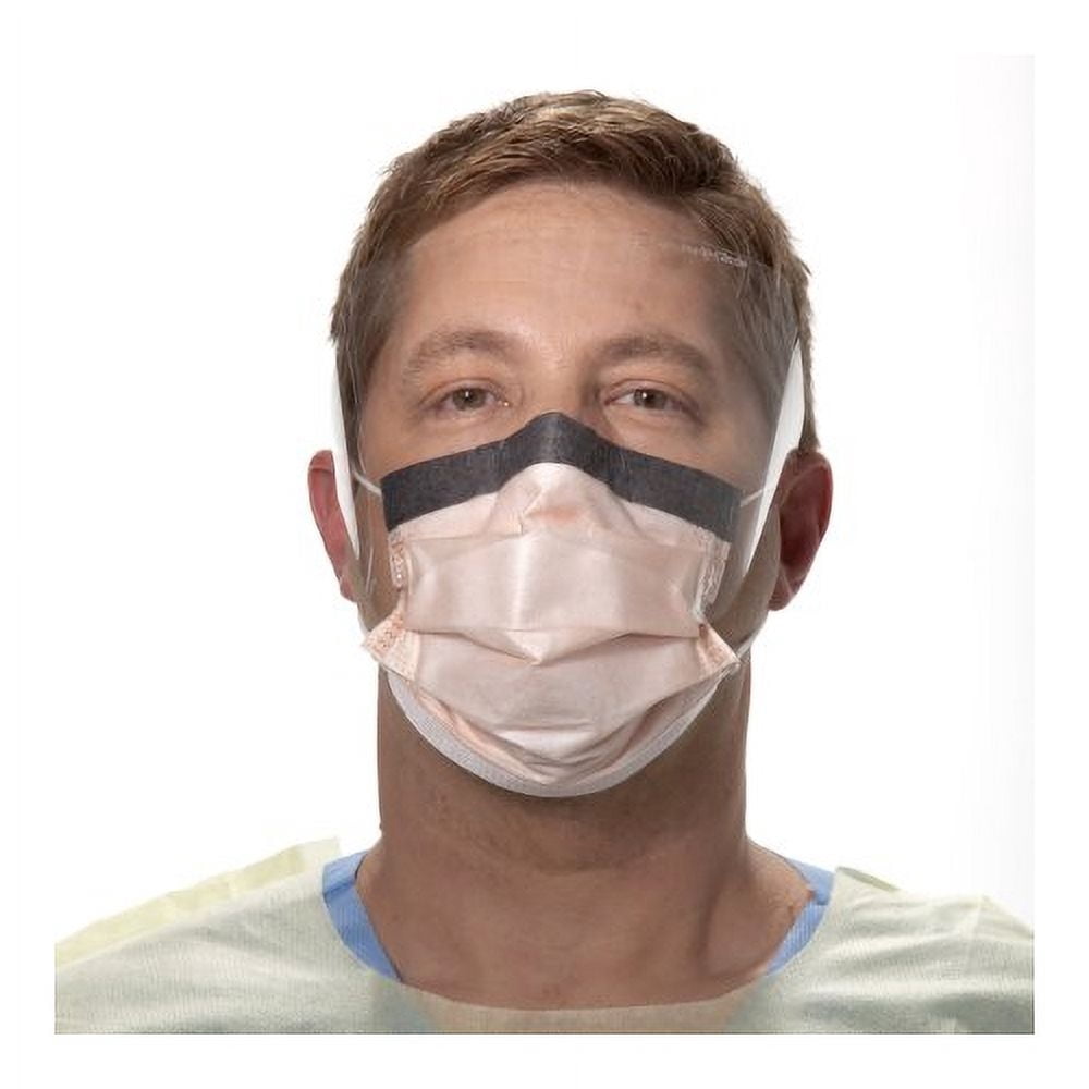 25 Pack Halyard 47147 FluidShield ASTM 3 Fog-Free Procedure Face Mask Exp 3/2025