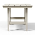 thumbnail image 4 of WestinTrends Ashore 66″ All-Weather Poly Lumber Rectangle Dining Table for 6, Modern Outdoor Patio Table, Sand, 4 of 13