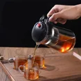 thumbnail image 4 of Glass Teapot With Press Filter 500ml To 1800ml Household Office Tea Maker Kung Fu Teaware Holiday Gift, 4 of 7