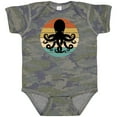 thumbnail image 3 of Inktastic Octopus Retro Vintage Sunset Boys or Girls Baby Bodysuit, 3 of 5