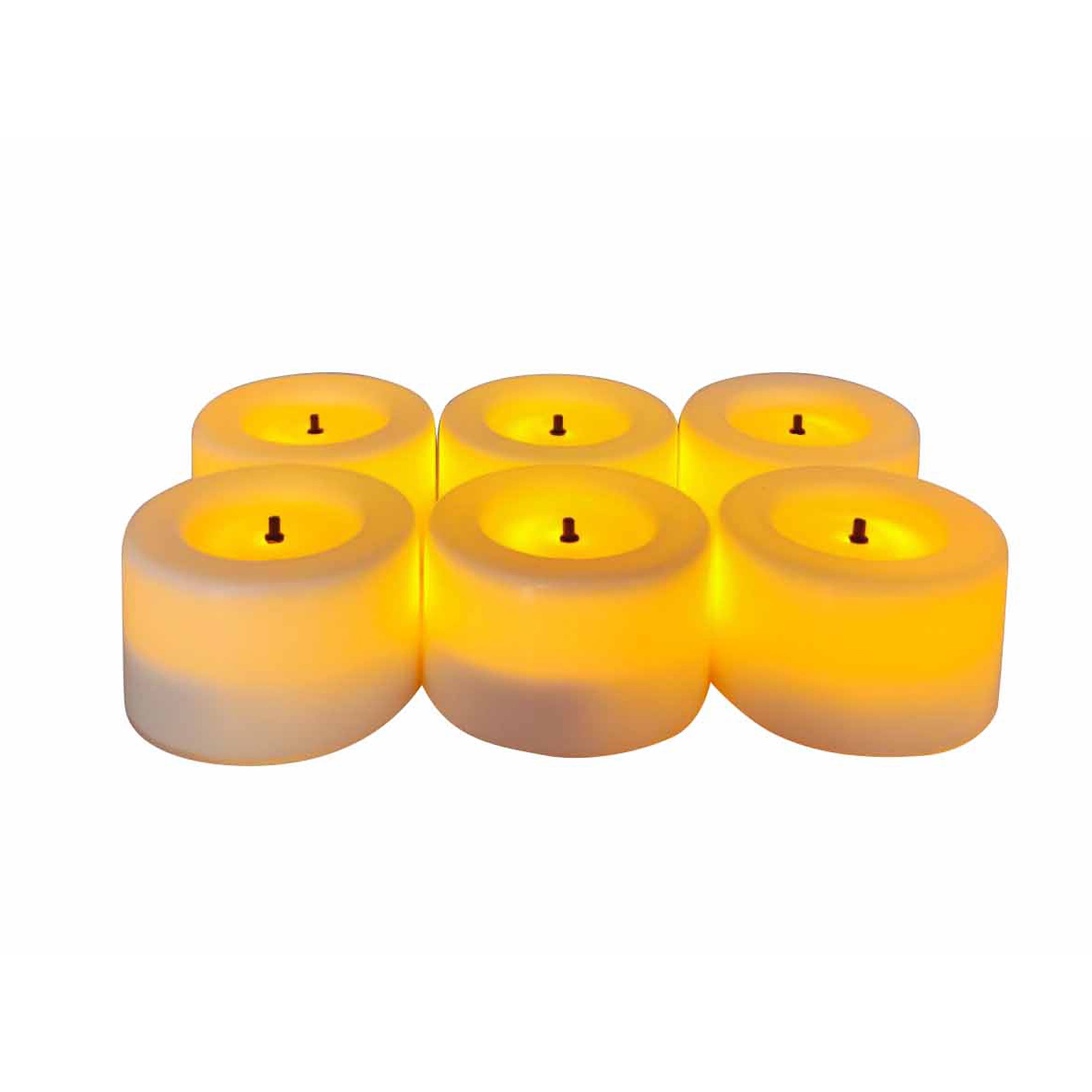 (3 pack) Mainstays Unscented Led Tealights Flameless Candles, White, 4.60", 0.18 lb