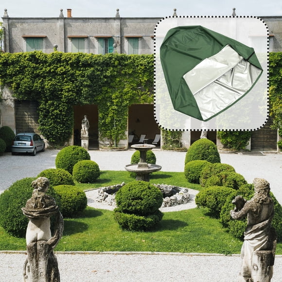LOLIPPYY 1ensemble Housse de Fontaine Anti-Poussière pour Statue Tissu Oxford 420D Protection contre la Neige et la Pluie 36x42 Pouces
