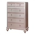 thumbnail image 2 of Furniture of America Appell 2pc Rose Gold Solid Wood Bedroom Set - Queen + Chest, 2 of 6