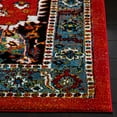 thumbnail image 3 of SAFAVIEH Vintage Hamadan Maegan Oriental Area Rug, Red/Blue, 6'7" x 6'7" Square, 3 of 8