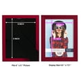thumbnail image 5 of Grooved 6 in. x 8 in. Red Picture Frame (Set of 2), 5 of 8