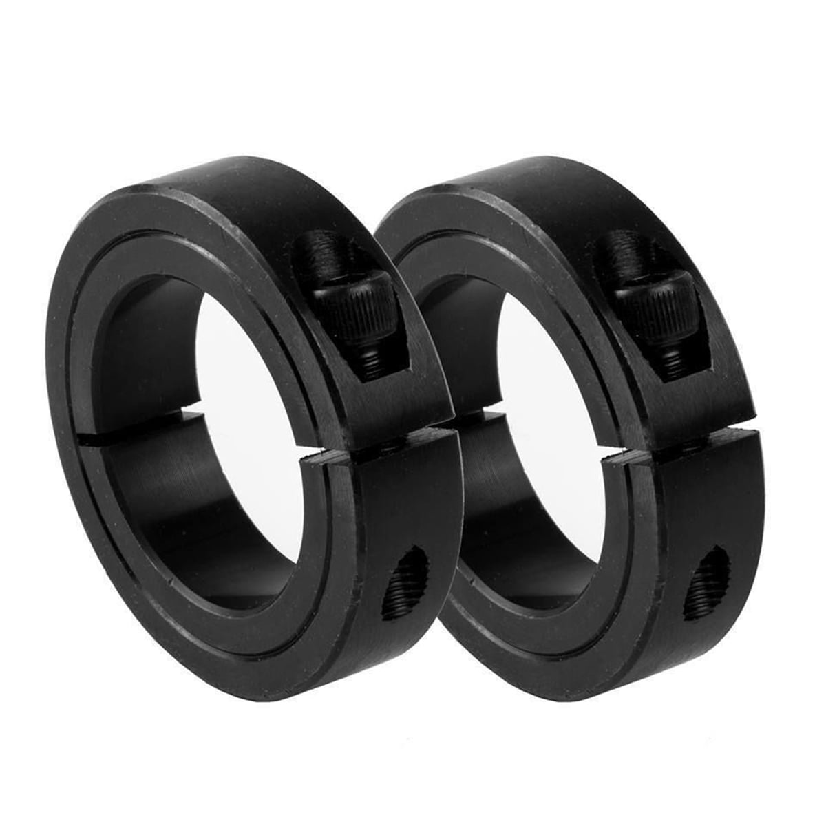 10 PCS Jeremywell 1-1/2 Bore Single Split Shaft Collar Black Oxide Set Screw Style 