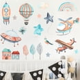 thumbnail image 4 of XWSHYW Pegatinas de Pared Adhesivo Decorativo para Pared Dormitorio con Diseño de Avión, Nave Espacial Caliente, 4 of 6
