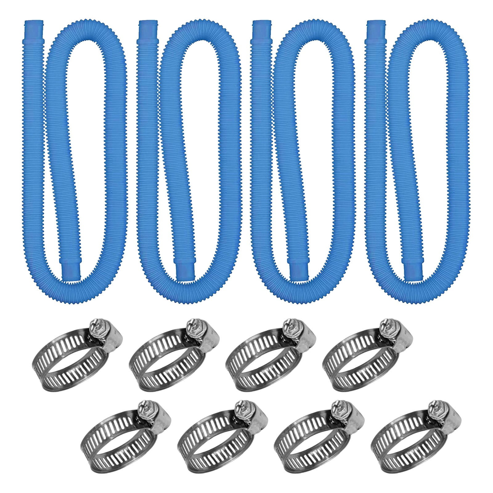 XWSHYW Pool Supplies 4 Pack 1.25 In Durable Pool Hoses Above Pools 39 In Long Accessory Pool Pump Replacement Water Hose Summer Savings Clearance