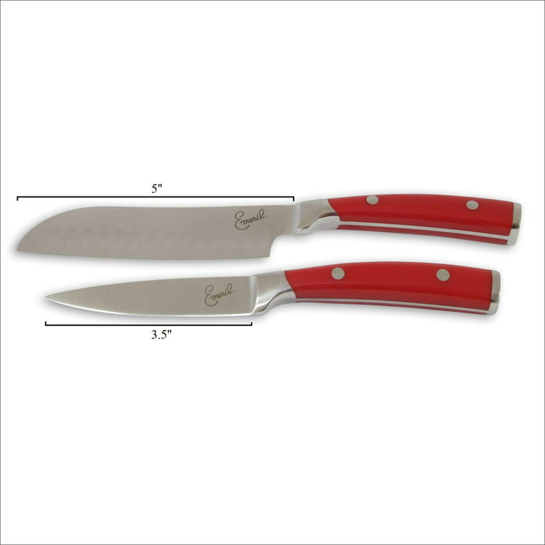 Emeril Lagasse 2-Piece Stainless Steel Santoku Knife Set (Small