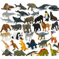 thumbnail image 2 of Figura de animales, juego de juguetes de mini animales de 12 piezas, vinilo salvaje realista, plástico,niños pequeños, bosque, animales pequeños, juego de decoración para cupcakes brillar Hogar, 2 of 3