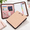 Rose Golden, variant on Black Leather 1 Inch 3 Ring Binder Zipper Padfolio Portfolio Letter Size