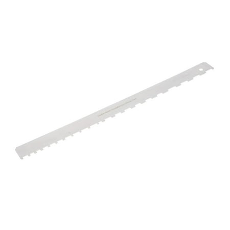 Guitar Neck Notched Straight , Luthiers Tool, String Action Gauge Ruler for Fretboard and Frets, Repair Tool for and Electric Guitar