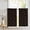 Brown, variant on Poplin Damask Floral Café Tier Curtains Window Treatment Kitchen Home Décor