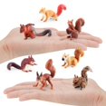thumbnail image 2 of POINTERTECK Figurine d'Écureuil, Figurine d'Écureuil, Aspect Vif, Texture Claire, Modèle de Rongeur Simulé, Ornement en PVC, Statue d'Animal Sauvage, Ornement de Bureau, Cadeau, 2 of 6
