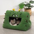 thumbnail image 4 of Bangcool Lit Chat Nid Réchauffement Cactus Lavable Mignon Lit de Chien Chat Tapis de Couchage pour l'Intérieur, 4 of 10