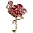 thumbnail image 4 of 3 Pcs Rhinestone Crystal Brooch Pin Tack Pin Tropical Coconut Tree Flamingo Pineapple Skirt Cardigan, 4 of 4