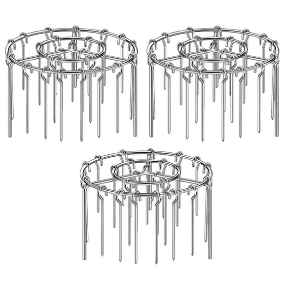3 Pcs Air Fryer Rack Set with 72 Hooks, Vertical Skewer Rack for Air Fryer, Stainless Steel, Ideal for Grilling, Dehydrating, and BBQing