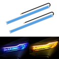 thumbnail image 1 of DRL Coche Flexible LED Luces De Circulación Diurna Luz De Señal De Giro Faro Impermeable 30cm 45cm 60cm Blanco Rojo Amarillo Azul Rosa, 1 of 4