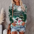 thumbnail image 1 of Pntutb, camiseta de manga larga suelta con cuello redondo y estampado informal a la moda de verano para mujer, blusa, Jersey Pntutb Pntutb-1871, 1 of 6