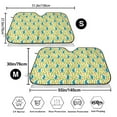 thumbnail image 3 of Balery Blue Rabbit Print Car Windshield Sun Shade,Windshield Sunshade for Car Pickup Truck SUV Accessories-Small, 3 of 7