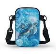 thumbnail image 2 of XYZCANDO Sea Turtle Small Crossbody Bags for Teen Girls Heart Cellphone Messenger Handbag with Zipper Stylish Cross Body Phone Purse with Adjustable Strap Single Shoulder Bag for Running Shop Travel, 2 of 7