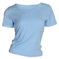 thumbnail image 2 of Moda mujer algodón manga corta camiseta Casual Tops señoras blusa METRO Yuyangstore Camisetas de manga larga, 2 of 8