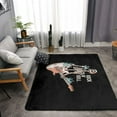 thumbnail image 4 of DouZhe Rock Skull Guitarist Pattern Area Rugs Non-Slip Machine Washable Floor Mat, Style Carpet Doormat, 63x48 inches, 4 of 6