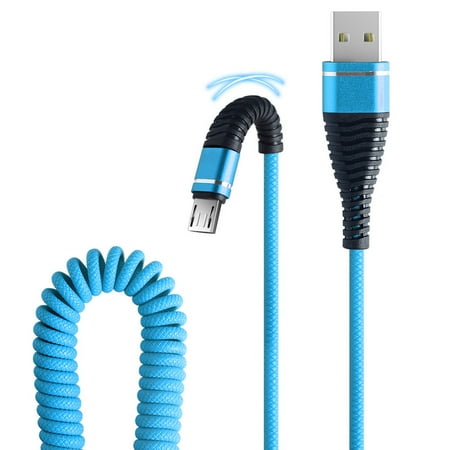 

Micro USB Fish Tail Spring Durable Data Fast Charging For Android Phone