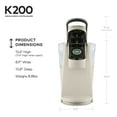 thumbnail image 5 of Keurig K200 Single-Serve K-Cup Pod Coffee Maker, Sandy Pearl, 5 of 10