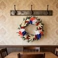 thumbnail image 5 of Patriotic Wreath for Front Door Decor, American Flag Wreath, Memorial Day Wreath, 4th of July Wreath, Veterans Day Wreath, Patriotic Decorations, Outdoor Indoor Wreath, Patriotic Front Door Wreath, 5 of 7