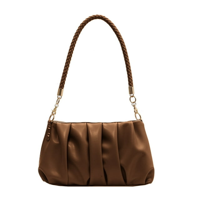 Nuevo bolso plisado para axilas con textura de Joker, bolso de hombro a la moda para mujer, bolso de PU para mujer MFZFUKR BST3059635-2